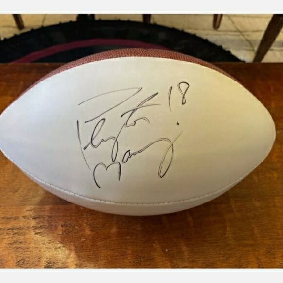Peyton Manning Autographed Football  - Picture 2 of 6